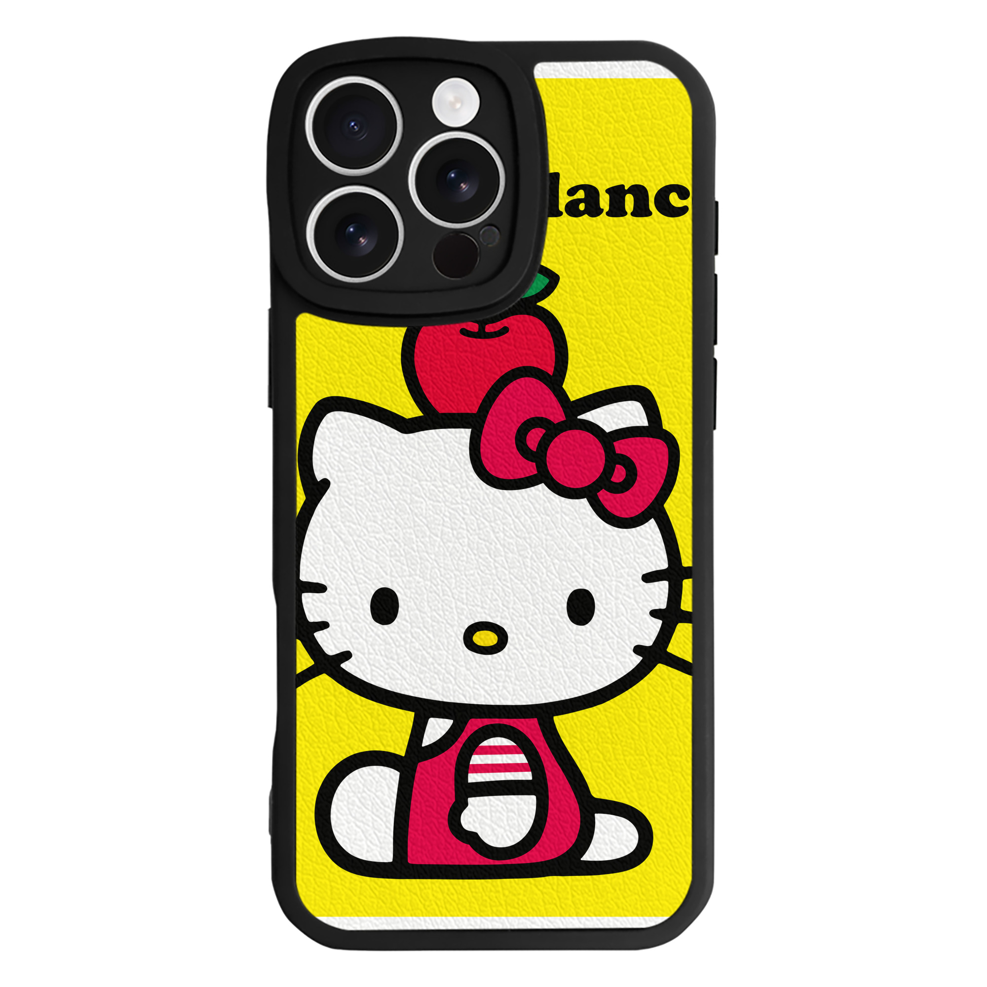 （画像用） Hello Kitty ハローキティ 【iPhone 16シリーズ対応】シリコンスマホケース（レザー調） 材質：シリコン